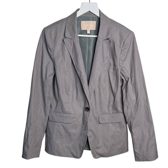 Banana Republic Women’s Gray Suit Jacket Blazer W1696 Sz 10 - Picture 1 of 6